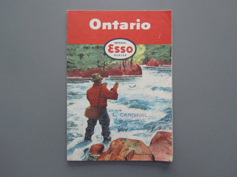 1955 Ontario Road Map - Esso