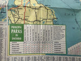 1956 Ontario Road Map - Esso