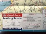 1956 Ontario Road Map - Esso