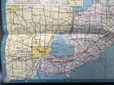 1956 Ontario Road Map - Esso