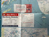 1956 Ontario Road Map - Esso