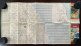 1957 Toronto Ontario Road Map - Cities Service