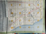 1957 Toronto Ontario Road Map - Cities Service