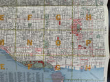 1957 Toronto Ontario Road Map - Cities Service