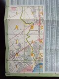 1957 Toronto Ontario Road Map - Cities Service