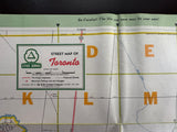 1957 Toronto Ontario Road Map - Cities Service