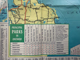 1957 Ontario Road Map - Esso