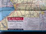 1957 Ontario Road Map - Esso