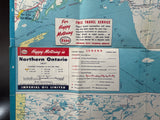 1957 Ontario Road Map - Esso