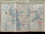 1957 Ontario Road Map - Texaco