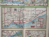 1957 Ontario Road Map - Texaco