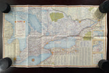 1958 Ontario Road Map - Shell