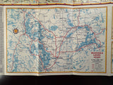 1958 Ontario Road Map - Shell