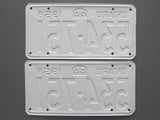 1958 YOM Clear Ontario License Plates