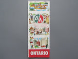 1958 Ontario Road Map - BA