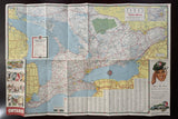 1958 Ontario Road Map - BA