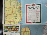 1958 Ontario Road Map - BA