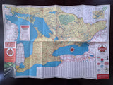 1958 Ontario Road Map - Supertest