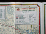 1958 Ontario Road Map - White Rose