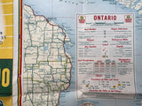 1958 Ontario Road Map - White Rose