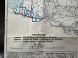 1959-60 Ontario Motor League Road Map