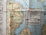 1959-60 Ontario Motor League Road Map