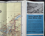 1959-60 Ontario Motor League Road Map