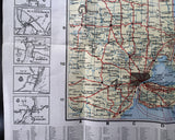 1959-60 Ontario Motor League Road Map