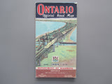 1959 Ontario Official Government Road Map