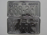 1959 YOM Clear Ontario License Plates