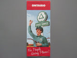 1959 Ontario Road Map - Cities Service