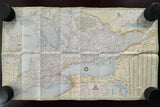 1959 Ontario Road Map - Cities Service