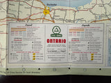 1959 Ontario Road Map - Cities Service