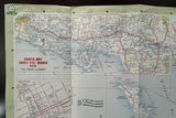 1959 Ontario Road Map - Cities Service