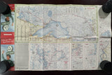 1959 Ontario Road Map - Cities Service