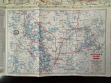1959 Ontario Road Map - Cities Service