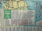 1959 Ontario Road Map - Esso