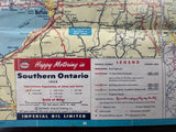 1959 Ontario Road Map - Esso