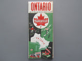 1959 Ontario Road Map - Supertest