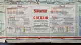1959 Ontario Road Map - Supertest