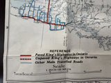 1960-61 Ontario Motor League Road Map