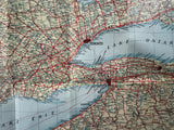 1960-61 Ontario Motor League Road Map