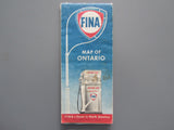 1960 Ontario Road Map - Fina