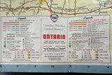 1960 Ontario Road Map - Fina