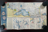 1960 Ontario Road Map - Fina