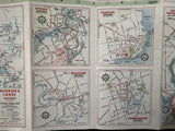 1960 Ontario Road Map - Cities Service