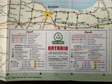 1960 Ontario Road Map - Cities Service