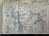 1960 Ontario Road Map - Cities Service