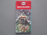 1960 Ontario Road Map - Esso