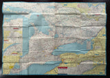 1960 Ontario Road Map - Esso